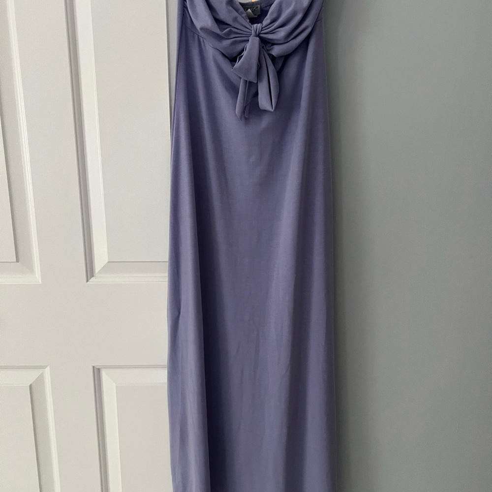 Lilac halter Sleeveless Gown for Wedding Guests or everyday parties and going ou